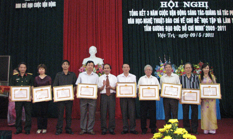 Phú Thọ Nhiều tác phẩm văn học, nghệ thuật, báo chí có chất lượng hưởng ứng Cuộc vận động